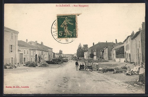 Cpa saint clément rue - saint-clément,,