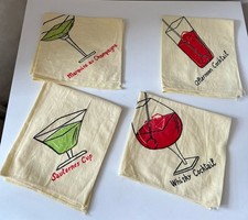 Lot de 4 serviettes table