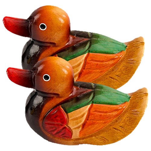 Statue canards mandarins - statue,
