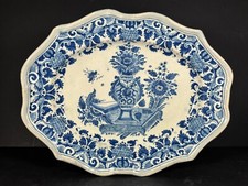 Plat ovale faïence Doccia  vers 1740-1750 manufacture Ginori