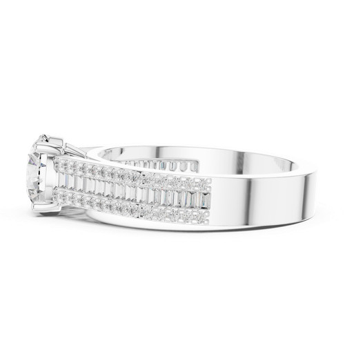 Bague couronne haute - , p
