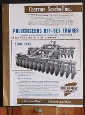 ▬►Prospectus Pulvérisateur Off-Set Trainés Série TVHL SOUCHU PINET someca massey