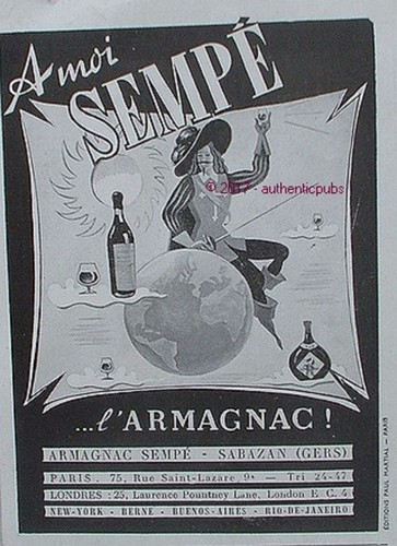 Publicite sempe armagnac - publicite,
