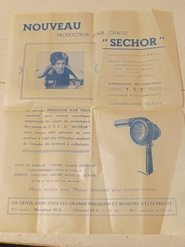 Ancien document publicitaire - ancien,