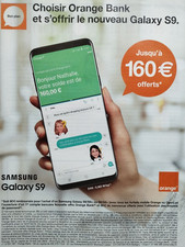 SAMSUNG S9 vintage phone Print Ad !!"The New phone Galaxy S9 "