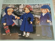 3 PATRONS POUPEE MODES ET