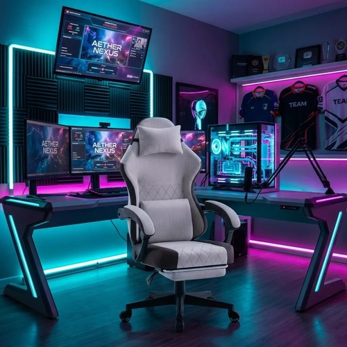 Chaise gaming ergonomique - chaise,