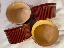 4 ramequins marron Emile Henry