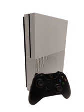 Microsoft Xbox One S 1 To commande noire blanche console d'occasion