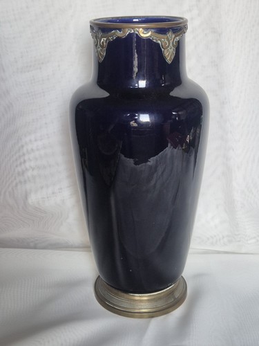 Vase bleu sevres - bleu,