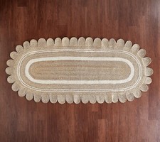Tapis en jute ovale naturel