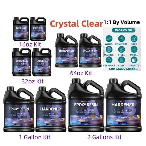 Crystal clear epoxy resin - resin, kit