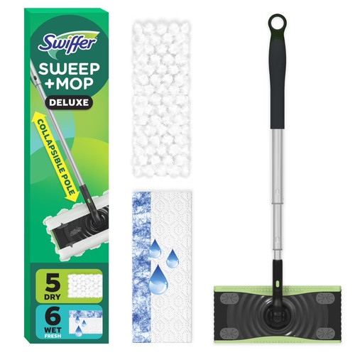 Swiffer sweep and mop deluxe - sweep,