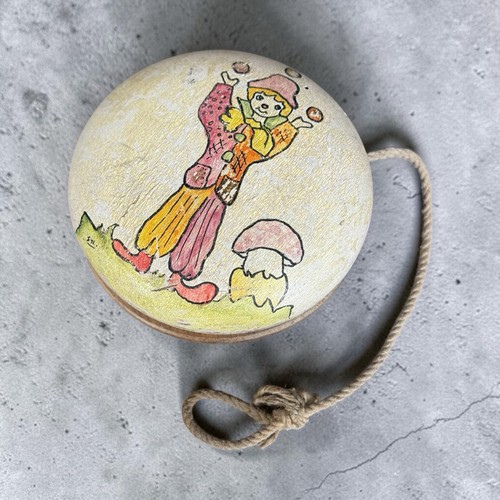 Yoyo ancien bois peint - yoyo, main