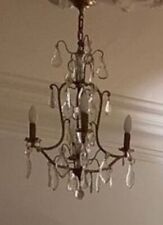 ancien Lustre Bronze à