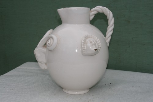 Pichet gargoulette faience - pichet,