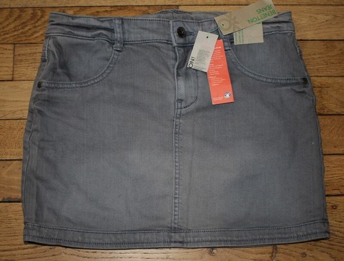 Benetton jupe jeans fille - en,