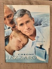 Publicité papier Parfum. Azzaro Chrome de 2000 - Perfume Ad