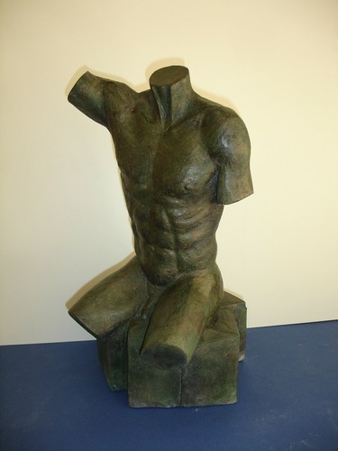 Sculpture buste argile