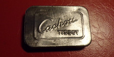 boite métallique à glissière Vide Cachou Tissot  Paris 