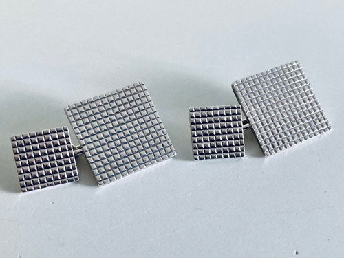 Boutons manchette argent - manchette,