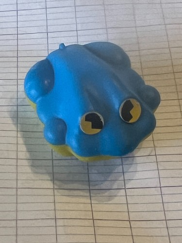 Figurine grenouille bleue - figurine,