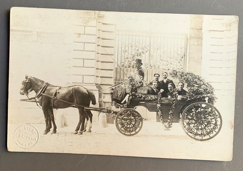 Carte photo ancienne - carte,