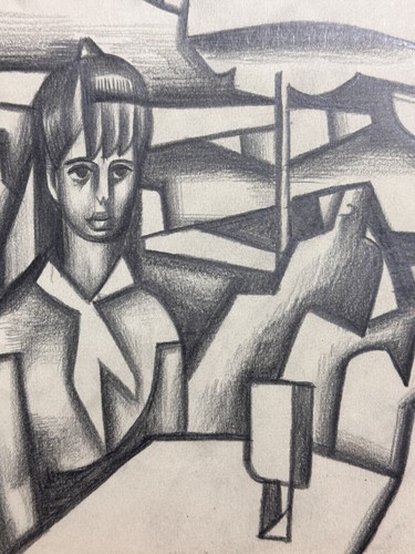 Très beau dessin cubiste - ,