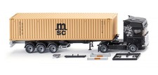 WIKING 052349 Camion Porte-Container (NG) (Scania) "MSC" Échelle HO 1:87