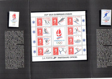 Souvenir philatélique J.O Albertville 1992 BF 14 neuf