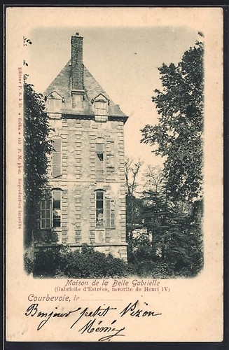 Cpa courbevoie maison - courbevoie,, de