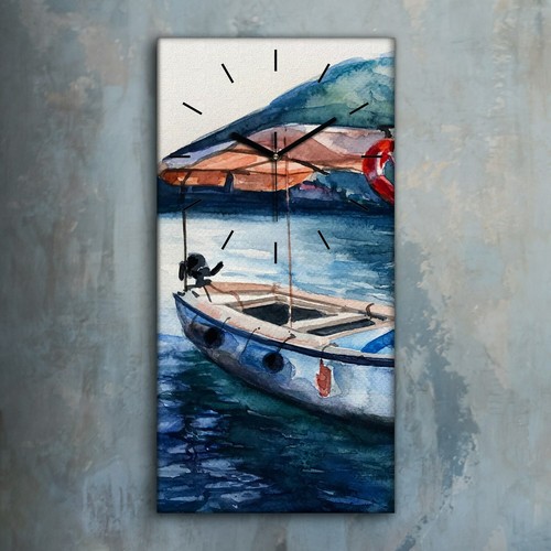 Horloge murale sur toile - , 30x60