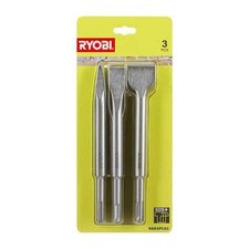 RYOBI Kit 3 burins SDS+ (1