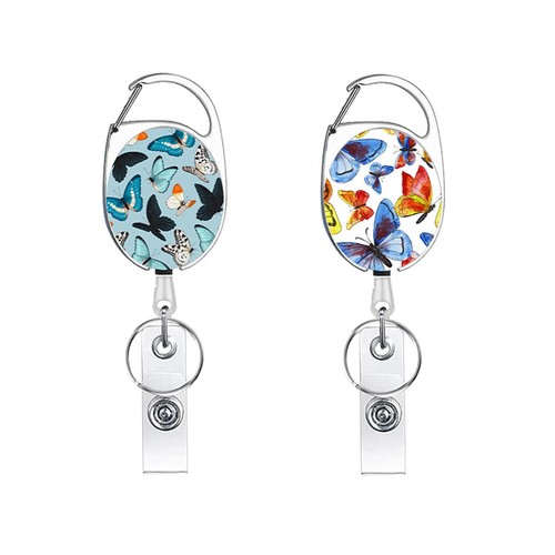 Porte badge enrouleur 2 - porte, enrouleur,