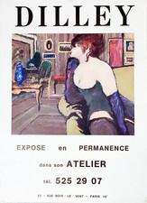 AFFICHE D'EXPOSITION DILLEY
