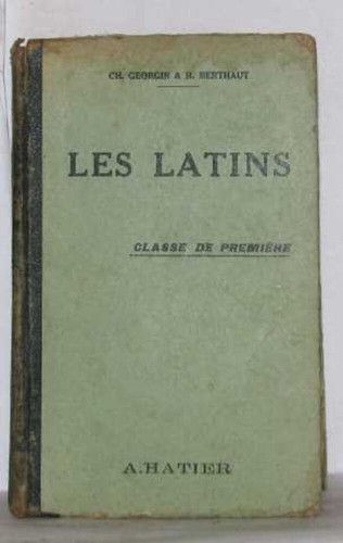Les latins classe - de, première