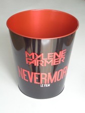 MYLENE FARMER Nevermore le film Seau à popcorn Collector Mylène Merchandising