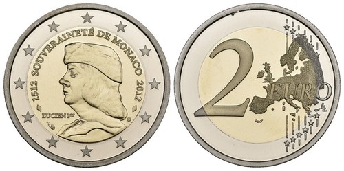 Monaco euro 500 years - monaco,