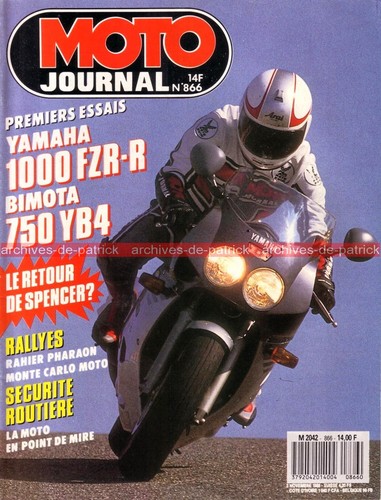Moto journal 866 essai - moto,