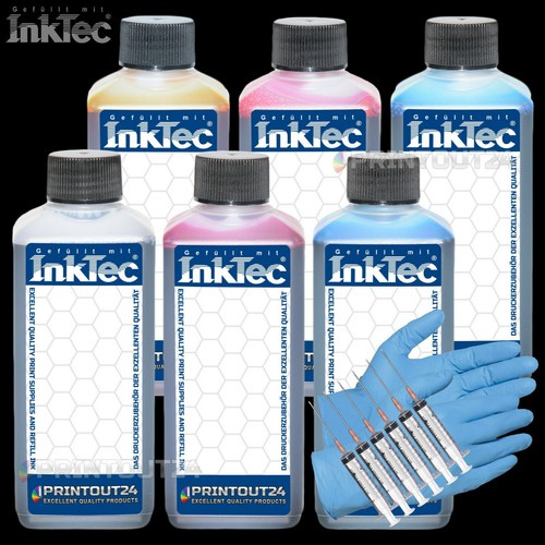6x500ml inktec encre recharge - inktec,