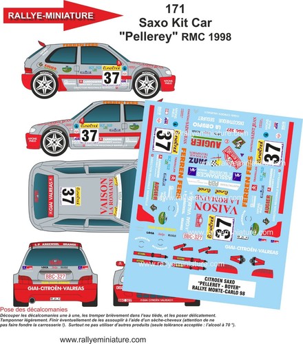 Decals ref 0171 - 1/18,