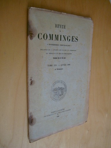 Revue comminges pyrénées - revue,