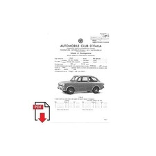 1968 Fiat 850 Special Scheda