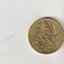 rare 50 Centimes D'euros 2000