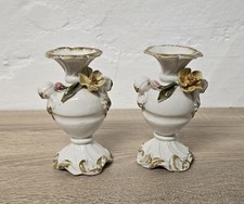 Paire de vases en céramique Bassano vintage ancien rare collectionneur rare