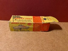 DINKY TOYS GB Boîte Vide M.G.B  Sports Car  - Réf 113 -  Ech 1/43