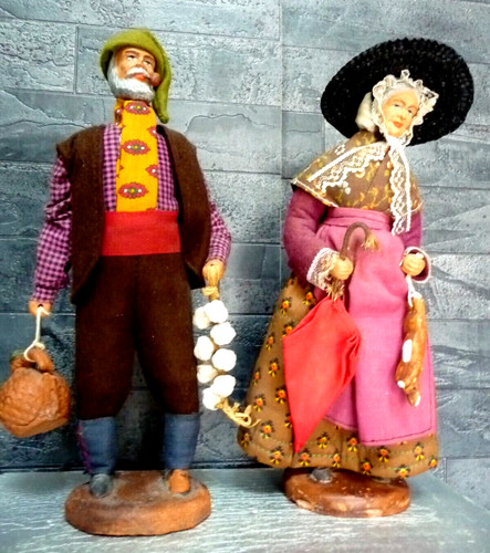 Ancien couple santons - ancien,
