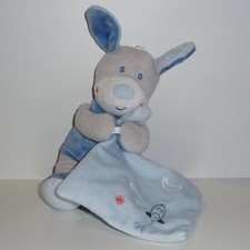 Doudou Chien Sucre d'Orge - Bleu gris