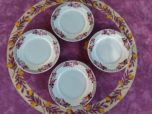 Assiettes dessert faience - 4,