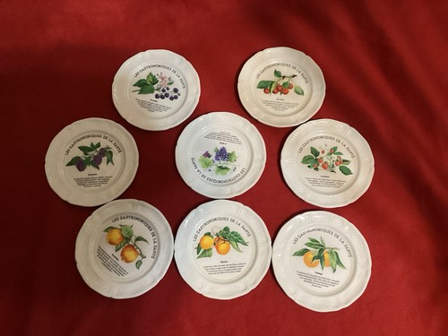 Vintage gien plates france - vintage,